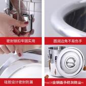 不锈钢桶密封送带桶扣提372油桶大容量带盖密封商用餐桶运输桶牛