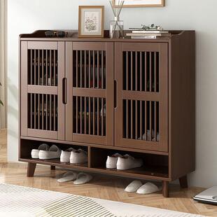 简约实北木家用门廊口入门ZCO鞋柜走大容量物储收纳鞋架欧透气鞋