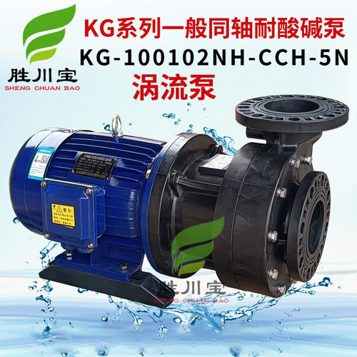 胜川宝KG-100152NH-CCH-5N同轴涡流泵化工泵离心泵11KW排污泵