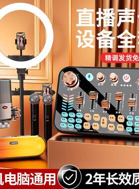 直播声卡外置声卡专业级网红主播带货唱歌直播K歌带货神器