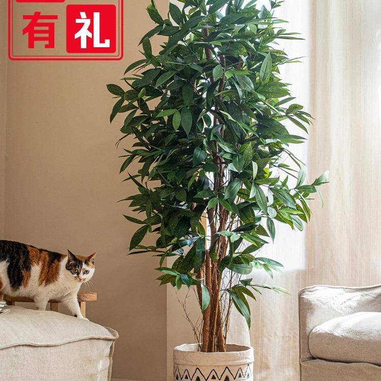 仿真绿植星点木盆景大型仿生室内植物假树客厅商业造景门店软装饰