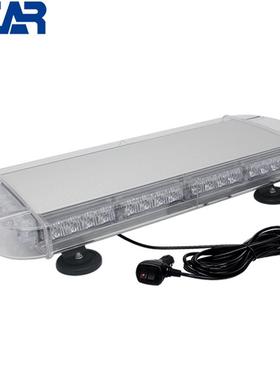 40LED长排爆闪灯车顶频闪灯工程车爆闪开道灯强磁吸顶灯12-24v