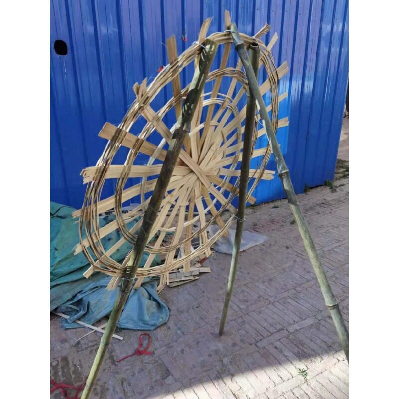 花圈架子竹编花圈架子手工制作花圈鲜花架子塑料