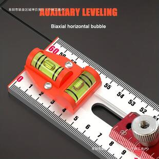 多功能尺木工T定位打孔打孔二合一定位组合丁字尺尺角尺拉手包邮