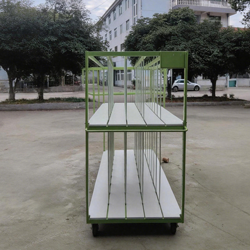 双层物料升降推车液压升降仓库车间搬运承重手推车物流仓储工具车