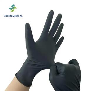 4套厨一次性手隔热师防烫烧烤黑色丁腈食乳品级胶烹饪厨房做道