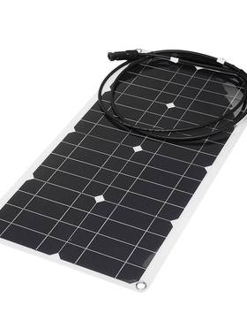 25W16V柔性太能板M阳URCC4输出接头房车游顶艇汽车台屋阳使用