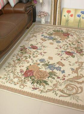 欧茶式地毯现简约客厅几代mjs2601地毯书房飘窗满铺卧室地大毯(