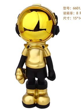 太空人网红客厅摆件大型6602落沙发电地视旁柜边轻家居装饰品奢宇