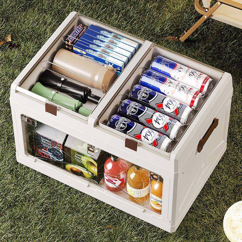 大多容量透明柜车载收纳箱后备箱折叠收纳端户外露营功能高储5303