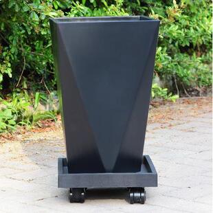 水泥花盆塑料口径欧式客厅落地天堂鸟仿绿葵植散尾大GD645078发财