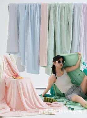 睡被A母婴级凉感YF-03260丝锦氨夏深被类机可洗薄被子空调夏凉被