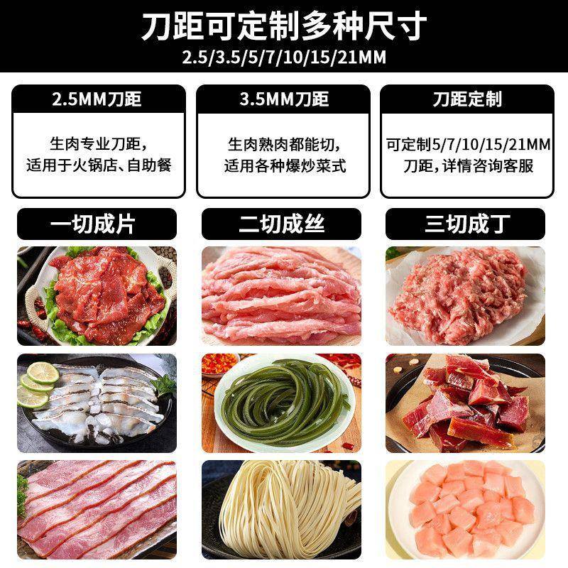 切肉商用动小切片切功ZCN丝肉块不锈钢切菜机多能全自动家用型肉