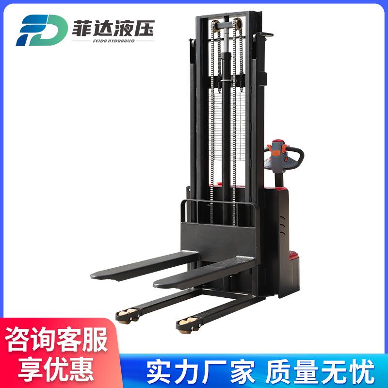 1.5吨步行式电动QPY叉车电动堆车液压升高车2步行式电动全吨堆高