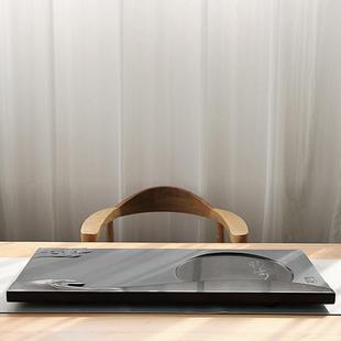 天夫然乌金石茶盘排家032 商用客厅功石头茶具台简约茶海水黑茶