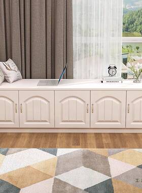 飘窗柜FYM矮柜地柜可坐落地柜窗柜收纳柜子自由组合定制储物台阳