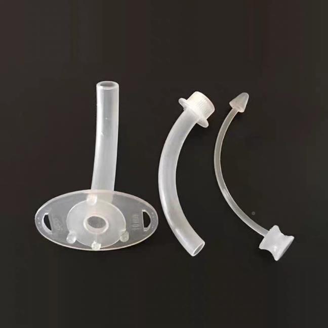 启晨用一次性使气管切开套管塑料气管套切开插管气管管530全喉半