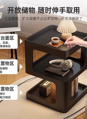 床头柜替卧代品家用室小型铁艺现床置物架边几简79013约代创意床