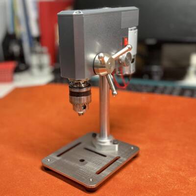 微型台精钻多功能迷你台钻dy桌面钻孔机i密小76022型台钻电家用钻