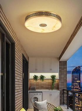 阳台顶灯防水防蚊虫全仿云石铜高52647端别墅吸大门灯自建房入户