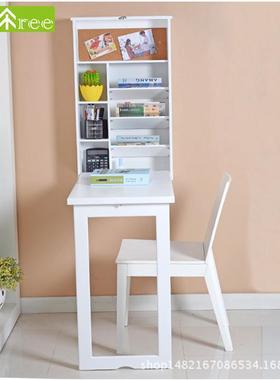 货壁现挂式桌折叠桌墙挂学习桌书桌小能户型多功GLT08236学习置物