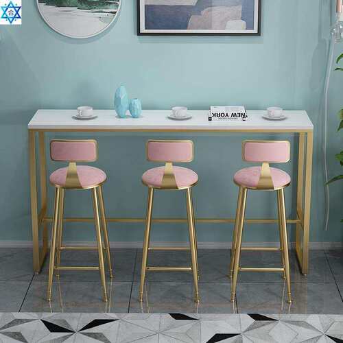 Nordic marble bar table living room coffee shop desk chair