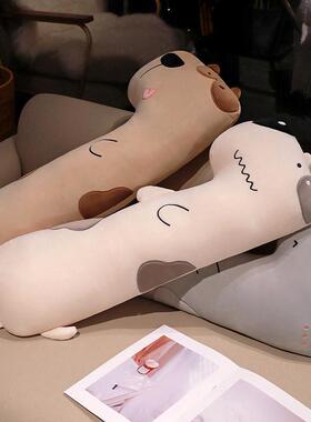 可拆洗条抱枕男生床上靠垫睡发觉腿枕沙靠背DA63长夹条枕床长头长