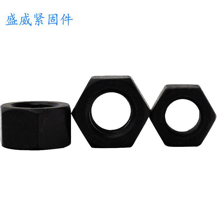 12母.9级高强度六角螺母黑色G6155970六螺螺帽螺丝M5-M角B36现货