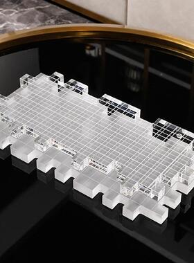 ins北欧托则盘轻奢不规香收首饰ONC展示盘玄关纳盘薰亚克力装饰摆