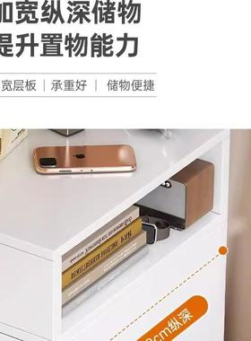 可动床头柜约代超窄卧室夹缝现置52625物架床边柜小型储物床移边