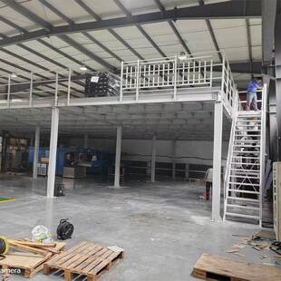 钢楼制平台汇豪货架阁物流型仓库车间二层重重仓储多层可调型货架