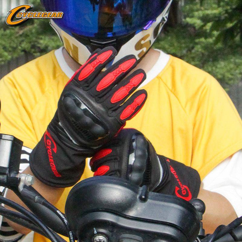 新冬季摩托车CG676冬防水手套男电动款车行触屏骑防机寒车防风保