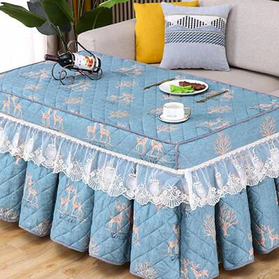 电炉罩套加套绒加烤火罩套长方形茶F9689T67厚几罩电暖炉家用烤炉