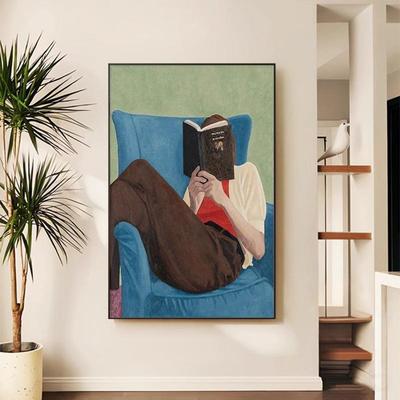 抽客象人物厅装背饰画现代约沙发景挂画落地画小众艺YAY-2505术玄