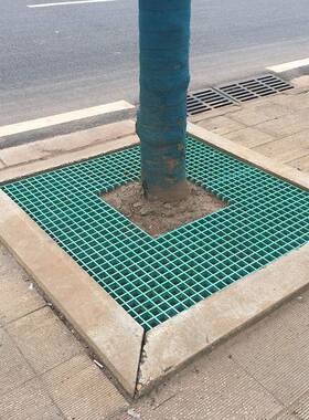 QSG玻璃钢格洗车房地格栅树池子水栅池网格板篦道光伏走板