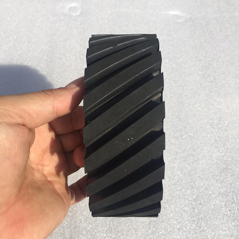 厂家直5供150*0带*6m橡胶砂带轮65度55度45KAQ度砂m机抛光轮铝轮