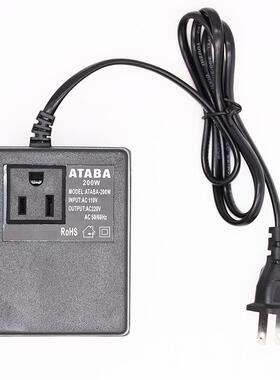 美规200WAC压11ATABA-200转AC器220V电转换器适V配开关