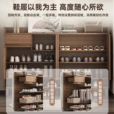 鞋柜FPJ用家门口简约户现代入客厅简型易小户大容量经济收纳储物