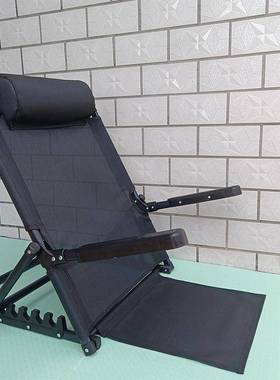 上床架用靠背椅子学生宿大舍神器折叠懒人沙发躺椅靠背40622垫支