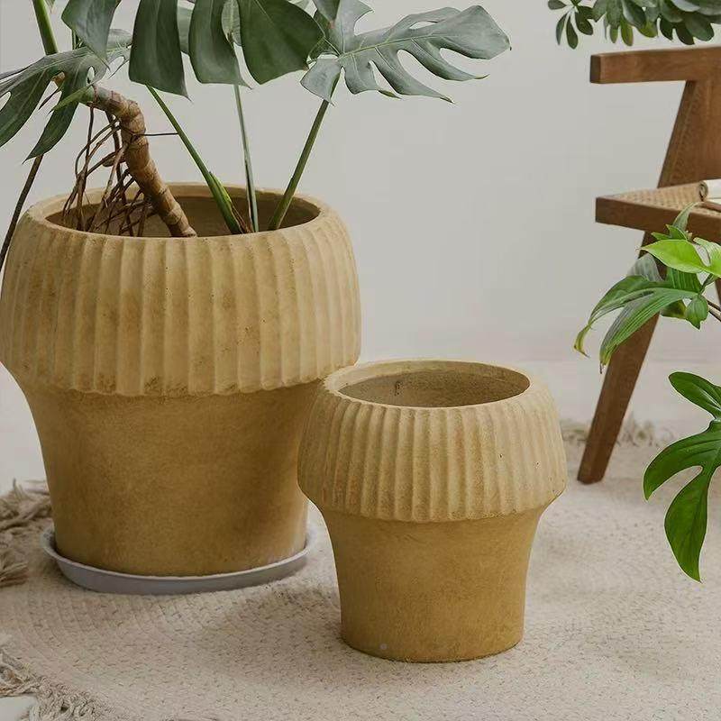 北简约厅落地镁泥大号花客盆朱蕉青棠鸭脚木JW10114绿植欧盆栽仿,家居饰品,花盆,淘宝优惠券,粉丝福利购,淘宝优惠卷