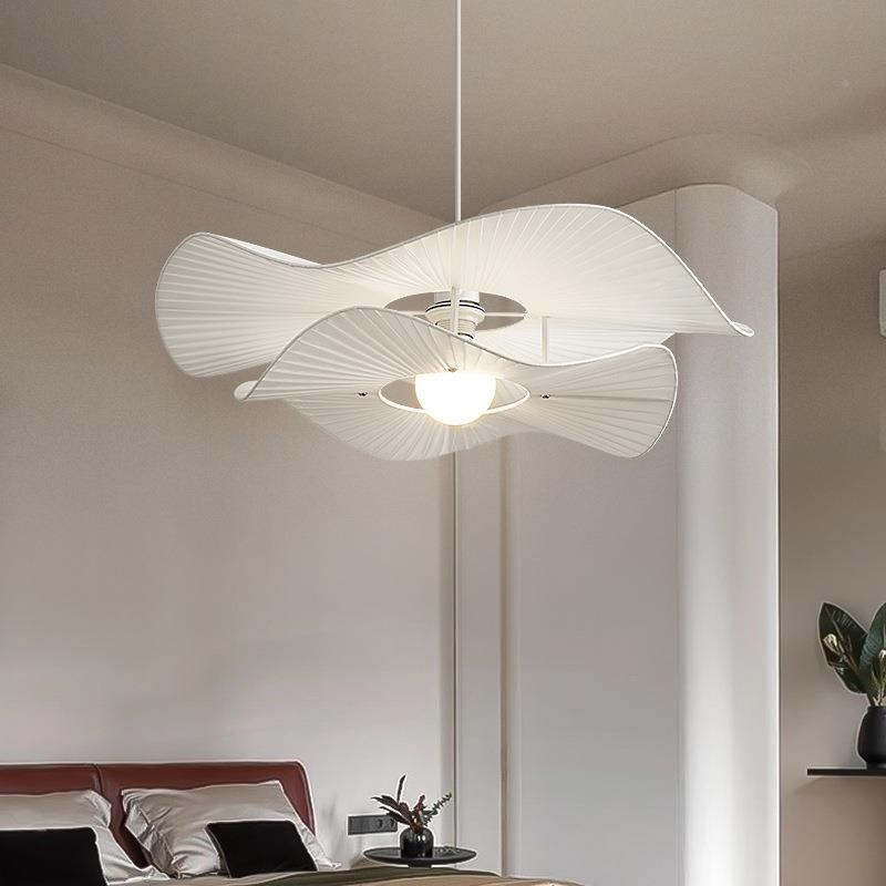 北欧餐厅灯吊帽灯具奶油风创意个性艺术卧室灯i少n草s风MJ-9451女