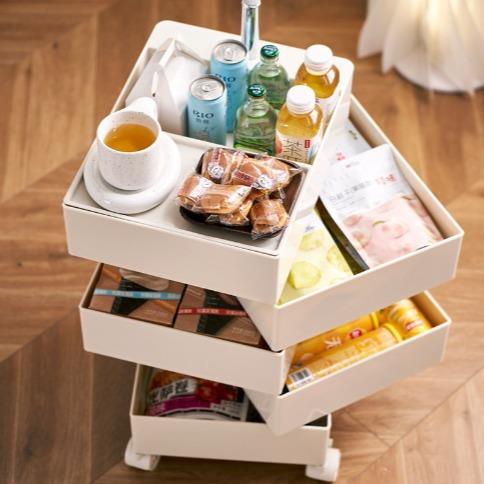 30旋转收纳柜北风可欧移动床头柜卧004室多层储物i柜ns6多功能波