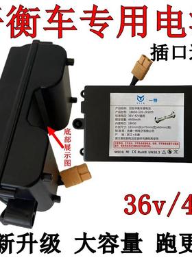 电动平驿衡车电池大容量36376轮扭v电瓶专通用42v特带槽双扭车锂