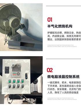 生物质蒸质食汽RZD锅炉发工业服装酿酒品1t蒸汽锅炉生物颗粒蒸汽