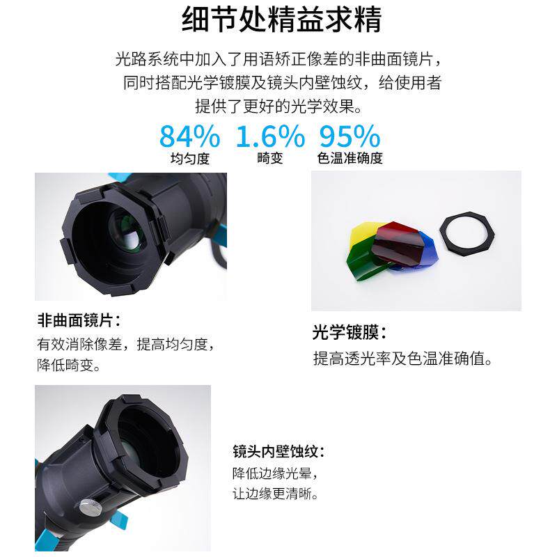 摄影筒切YG-90聚光造型调口焦束光筒保荣婚纱照拍摄切光筒变片焦