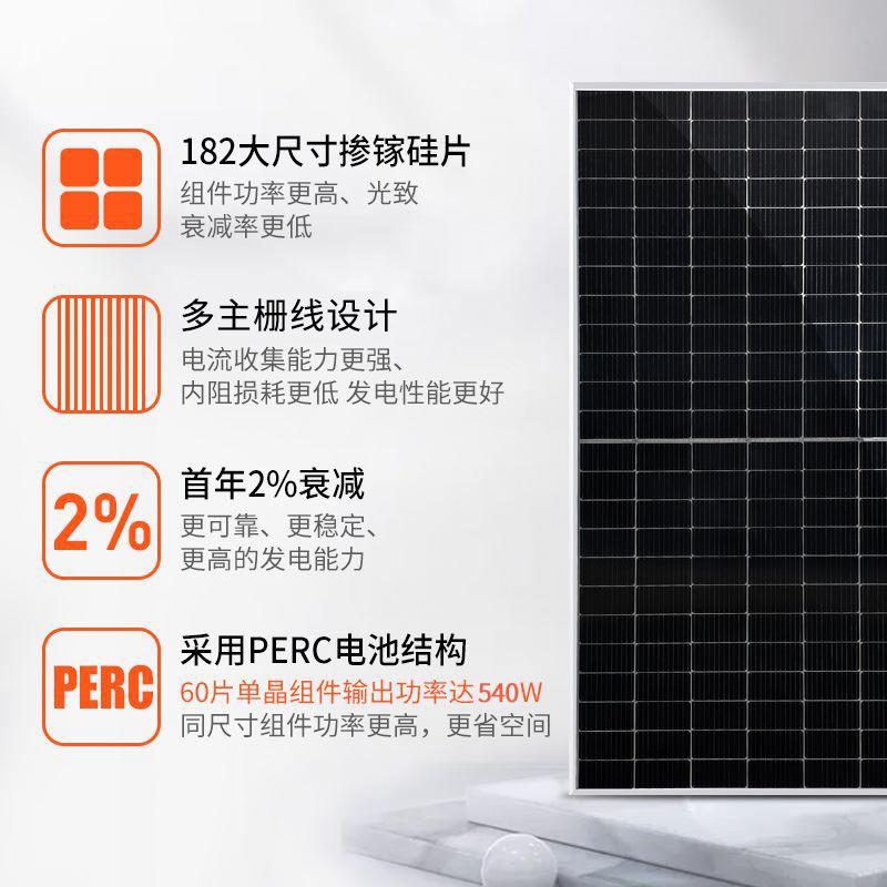 星火300W单晶50W太阳能板5电40W光伏板太能发电系统阳光4SFM-300W