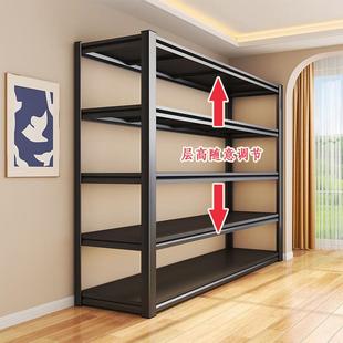 物架多层纳架HQH收货架家置用储物架落防尘下空式阳台储藏地间铁