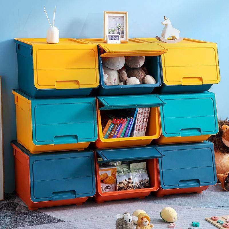 斜口收纳箱盒大号收储纳用收纳筐盒杂物衣服塑料无品牌/整理柜物