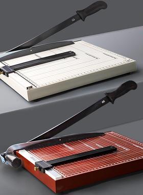 CPPA片4切纸刀动迷你纸刀a5切纸机木裁手质钢制照片闸刀相裁剪割