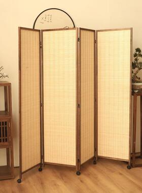 推拉屏风玄隔断客简易滑房轮关日式复厅古可移动DDL折叠间卧室遮